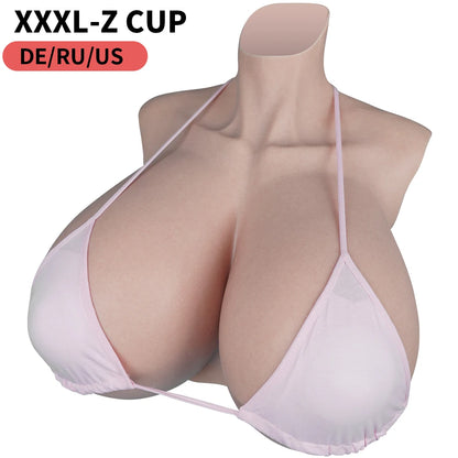 J/Z/S Cup Breastplate Silicone Breast Forms For Men