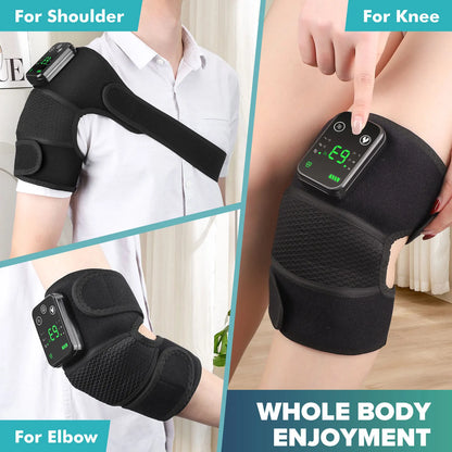 Knee Heating Massager Hot Compress Vibration Massage Elbow Shoulder Support Knee Pad