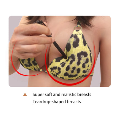 Silicone Bodysuit Fake Vagina Realistic Breast For Crossdresser