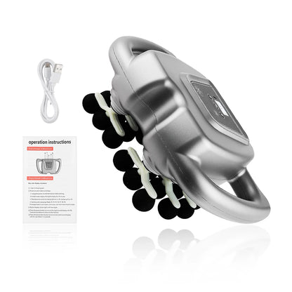24-Head Fascia Gun 9 Modes High Frequency Vibration Body Massage