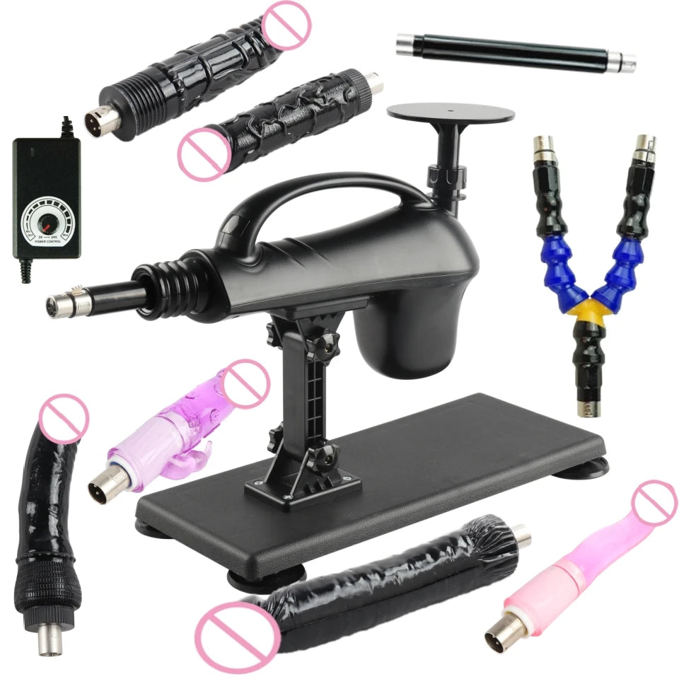 Sex Machine for Women and Men with Dildo Attachment