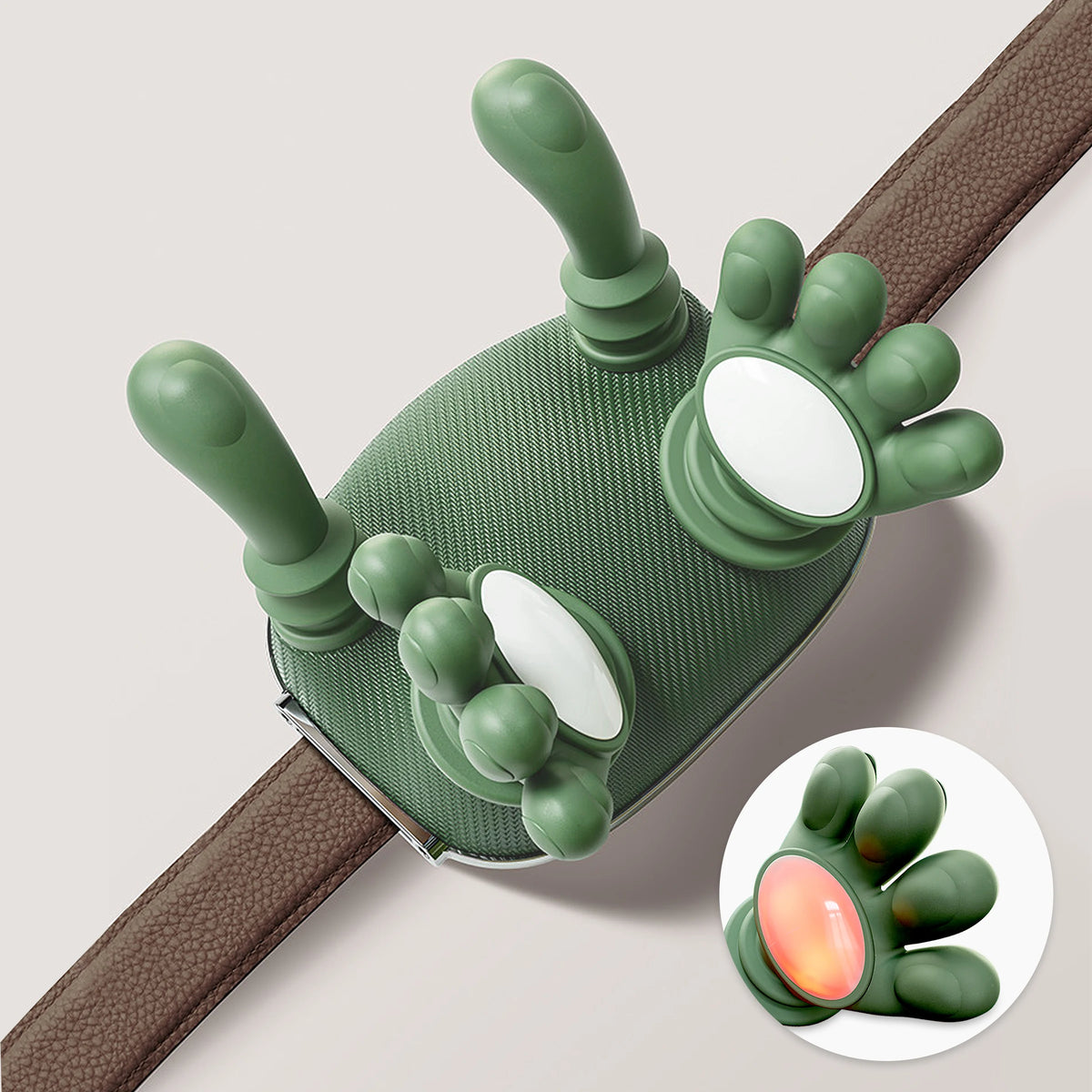 Neck Massager, Hand Warmer. Wireless Portable 3D Kneading Massager. Suitable for Deep Tissue Massage. Leg and Neck Massage