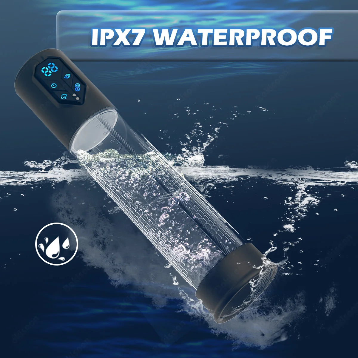 IPX7 Waterproof Electric Enlargement Man Vacuum Pump
