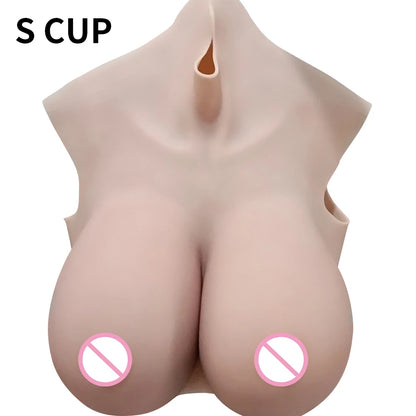 J/Z/S Cup Breastplate Silicone Breast Forms For Men