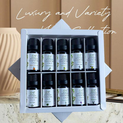 10Pcs&6pcs Essential Oil Gift Set, for Diffuser, Humidifiers, Skin Care, Massage