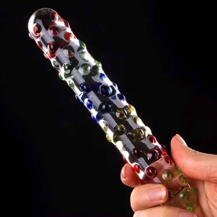 Female Crystal Glass Dildo Wand