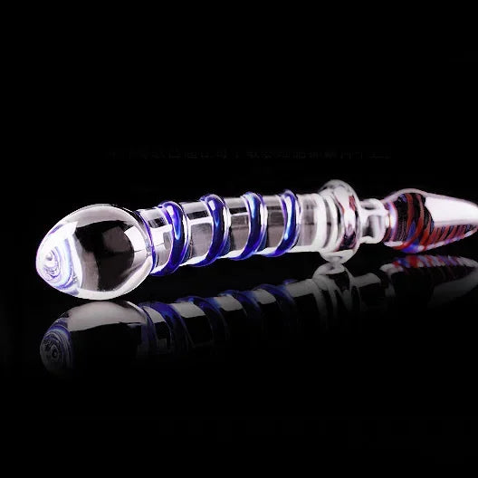 Female Crystal Glass Dildo Wand