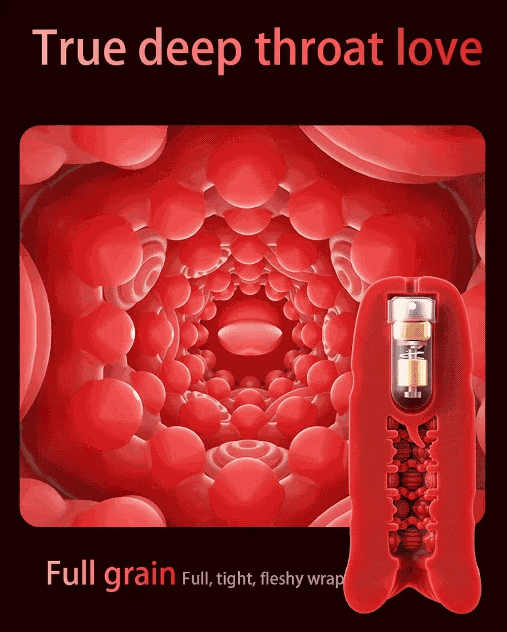 Automatic Male Masturbator Cup for Men Tongue Licking Vibrator