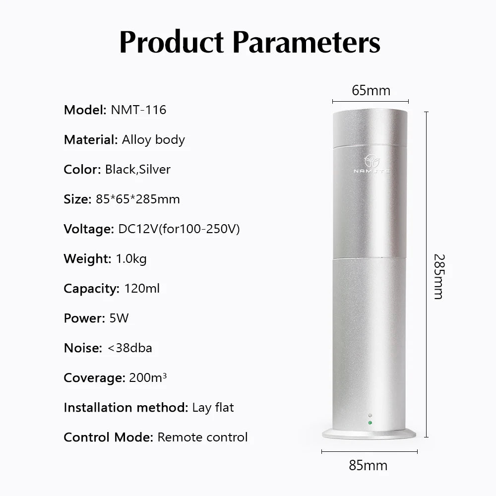 Nmaste Hotel Scent Diffuser 300m³ Room Coverage Area Electricr