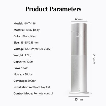 Nmaste Hotel Scent Diffuser 300m³ Room Coverage Area Electricr