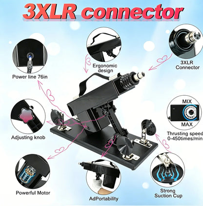 Sex Machines for Woman Masturbating Pumping Gun Adjustable Speed