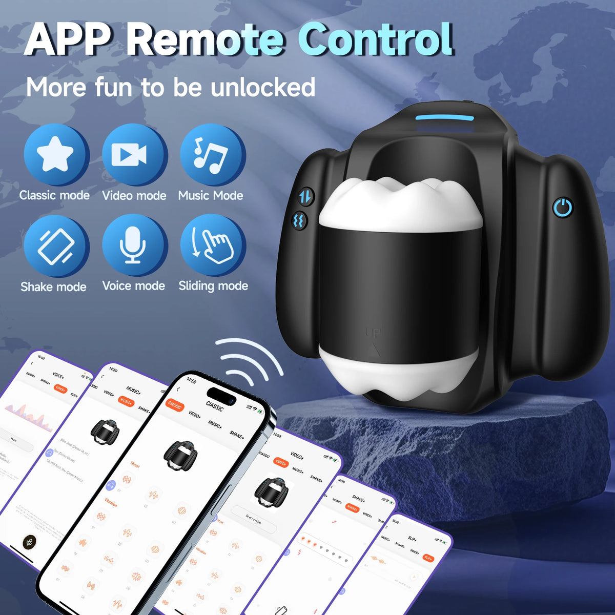 Automatic Male Masturbator Vibration Telescopic Penile Stimulator