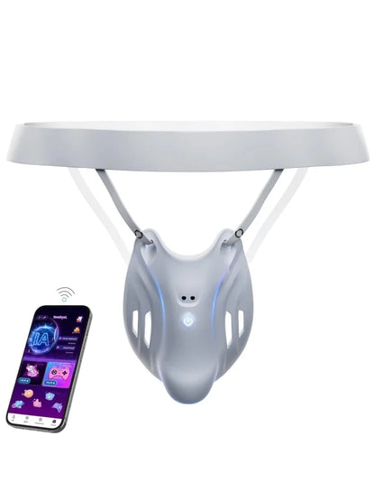 Male Masturbator Wearable Penis Vibrator APP Control