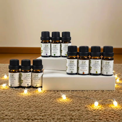 10Pcs&6pcs Essential Oil Gift Set, for Diffuser, Humidifiers, Skin Care, Massage