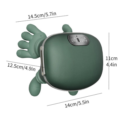 Wireless Bionic Heated Electric Neck and Shoulder Massager with Finger Massager