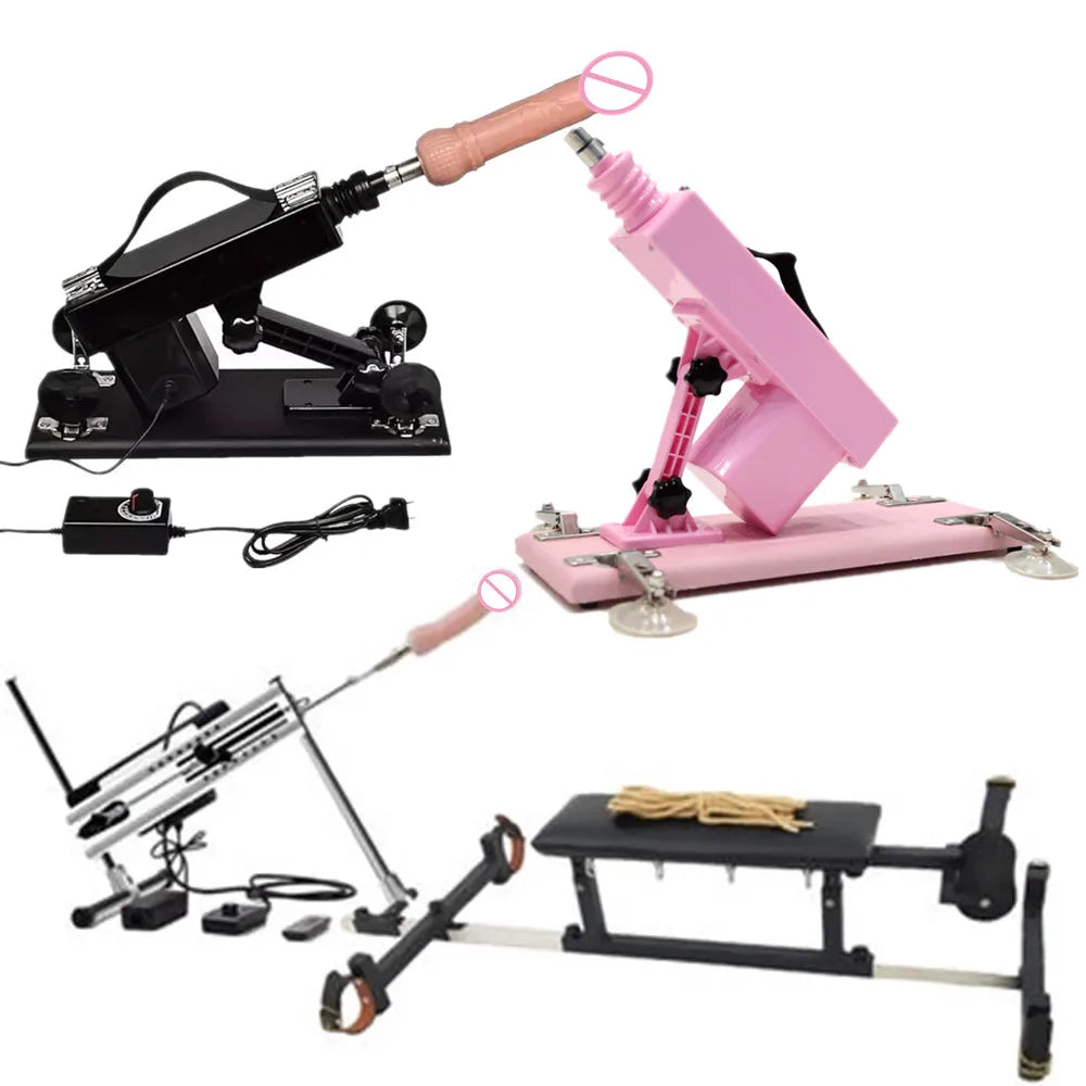 Bondage Furniture with Sex Machine