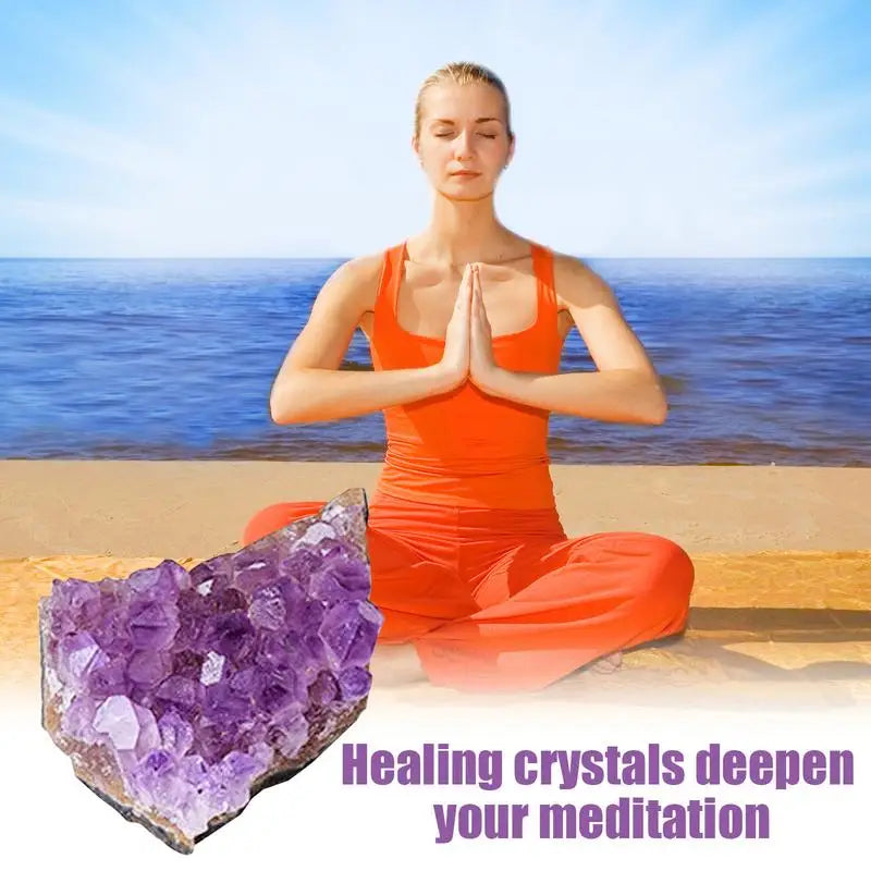 Amethyst Cluster Meditation Crystals And Stones