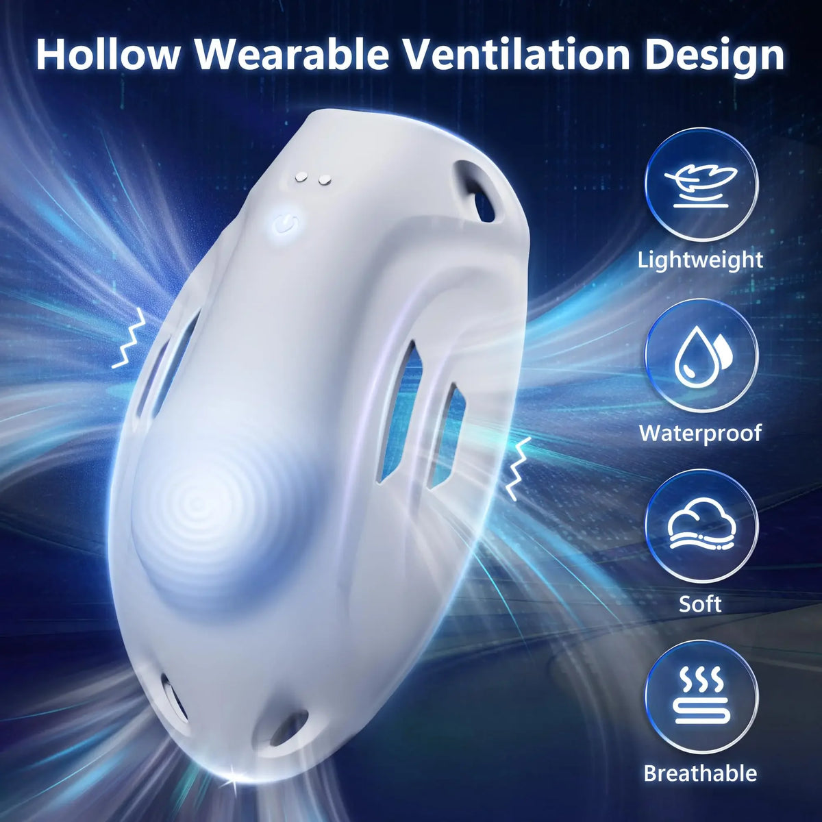 Male Masturbator Wearable Penis Vibrator APP Control