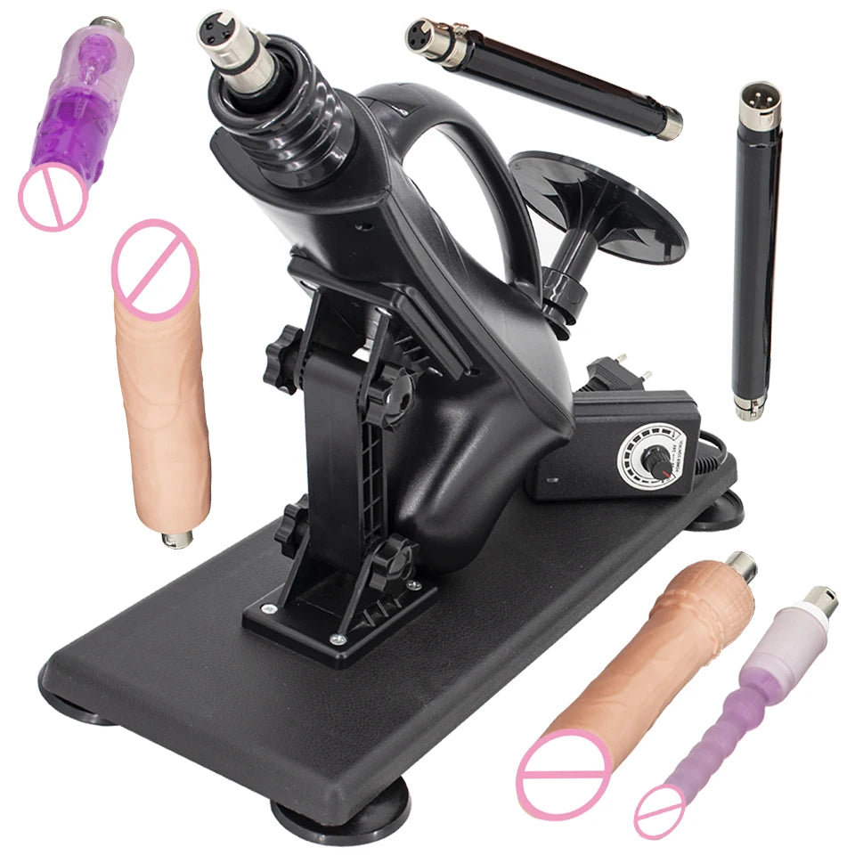Sex Machine for Women and Men with Dildo Attachment