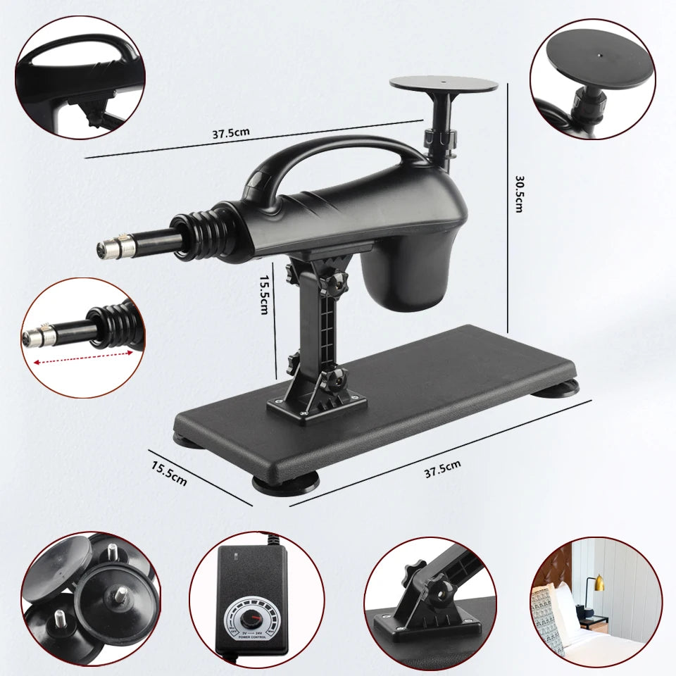 New Wireless Control Sex Machine for Woman Adjustable Masturbating Pumping SexTooys for Men Adult Toys Upgrade Vibrator Dildo